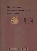 The 15th Southeastern Symposium on System Theory: proceedings   1983  PDF电子版封面  0818600144  Southeastern Symposium on Syst 
