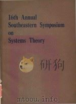 The 16th Southeastern Symposium on System Theory: proceedings（1984 PDF版）