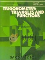 Trigonometry Triangles and Functions Second Edition   1978  PDF电子版封面  0201038684   