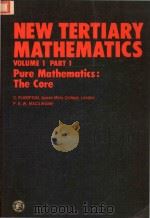New tertiary mathematics Volume 1 Part 1 Pure Mathematics: The Core（1980 PDF版）