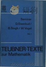 Seminar Vol.1   1980  PDF电子版封面     