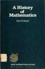 A history of mathematics   1968  PDF电子版封面    by Carl B. Boyer 