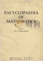 Encyclopaedia of Mathematics Orbit — Rayleigh Equation Volume 7（1991 PDF版）