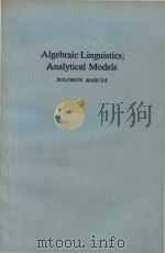 Algebraic linguistics; analytical models   1967  PDF电子版封面    Solomon Marcus 