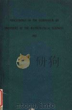 Proceedings of the Symposium on Frontiers of the Mathematical Sciences--1985.   1986  PDF电子版封面    Symposium on Frontiers of the 