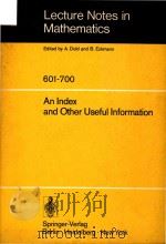 An index and other useful information   1979  PDF电子版封面    A.Dold; B.Eckmann; Springer-Ve 