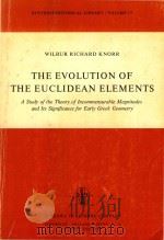 The evolution of the Euclidean elements : a study of the theory of incommensurable magnitudes and it（1975 PDF版）