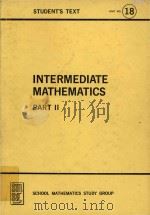 Intermediate mathematics Student's text Part ll   1961  PDF电子版封面    Frank B.Allen 