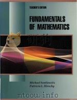 Fundamentals of mathematics Teacher's Edition（1991 PDF版）