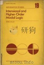 Intensional and higher-order modal logic : with applications to Montague semantics   1975  PDF电子版封面  044411002X  Daniel Gallin 