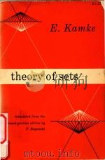 Theory of sets.   1950  PDF电子版封面    Translated [from the 2d German 