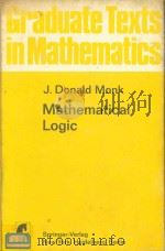 Mathematical logic   1976  PDF电子版封面  0387901701  Monk;J. Donald 