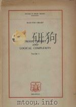 Proof theory and logical complexity   1987  PDF电子版封面  8870881237   