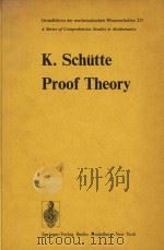 Proof theory   1977  PDF电子版封面  0387079114  Schütte;K. 