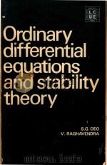 Ordinary differential equations and stability theory   1980  PDF电子版封面  0070963940  Sadashiv G.Deo; V.Raghavendra 