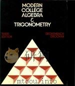 Modern college algebra and trigonometry Third Edition   1977  PDF电子版封面  0534004687   