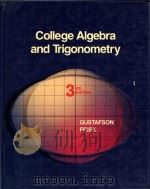 College algebra and trigonometry Third Edition   1990  PDF电子版封面  9780534118327   
