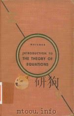 Introduction to the theory of equations（1938 PDF版）