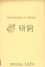 Introduction to Maple   1993  PDF电子版封面  0387976620  Andre Heck. 