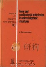 Linear and combinatorial optimization in ordered algebraic structures（1981 PDF版）