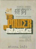 Algebra review and student's guide for The power of mathematics: applications to management and（1978 PDF版）