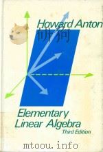 Elementary linear algebra Third Edition   1981  PDF电子版封面  0471053384  Howard Anton 