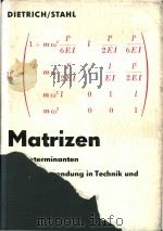 Matrizen und Determinanten und ihre Anwendung in Technik und Okonomie 4.Auflage（1973 PDF版）