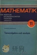 Tensoralgebra und analysis 2.Auflage   1979  PDF电子版封面     
