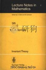 Invariant theory   1977  PDF电子版封面  3540082425  T. A. Springer. 