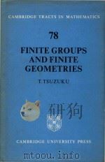 Finite groups and finite geometries   1982  PDF电子版封面  0521222427  T.Tsuzuku; A.Sevenster and T.O 