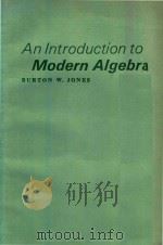 An introduction to modern algebra   1975  PDF电子版封面  0023612509   