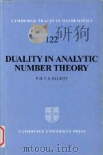 Duality in analytic number theory（1997 PDF版）
