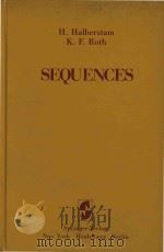Sequences   1983  PDF电子版封面  0387908013   