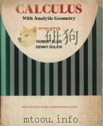 Calculus with analytic geometry Second Edition   1982  PDF电子版封面  0155057316   