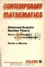 Advanced analytic number theory Part l: Ramification Theoretic Methods   1983  PDF电子版封面  0821850156   