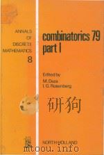 COMBINATORICS 79.PART I   1980  PDF电子版封面    M.Deza 