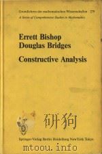 Constructive analysis（1985 PDF版）