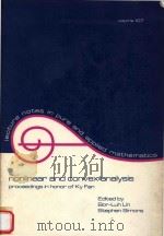 Nonlinear and convex analysis : proceedings in honor of Ky Fan   1987  PDF电子版封面  0824777778   