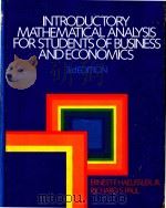 Introductory mathematical analysis for students of business and economics（1980 PDF版）