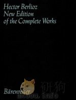 HECTOR BERLIOZ NEW EDITION OF THE COMPLETE WORKS VOLUME 1A BENVENUTO CELLINI ACTE Ⅰ-PREMIER TABLEAU（1994 PDF版）