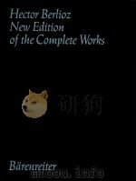 HECTOR BERLIOZ NEW EDITION OF THE COMPLETE WORKS VOLUME 1C BENVENUTO CELLINI ACTE Ⅱ-TROISIEME TABLEA（1996 PDF版）