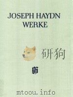 JOSEPH HAYDN WERKE REIHE Ⅷ BAND 1 DIVERTIMENTI ZU FUNF UND MEHR STIMMEN FUR STREICH-UND BLASINSTRUME   1994  PDF电子版封面     