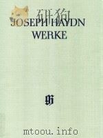 JOSEPH HAYDN WERKE REIHE Ⅲ BAND 3 KONZERTE FUR EIN BLASINSTRUMENT UND ORCHESTER   1985  PDF电子版封面     