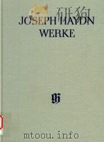 JOSEPH HAYDN WERKE REIHE XXIV BAND 1 PHILEMON UND BAUCIS ODER JUPITERS REISE AUF DIE ERDE DEUTSCHE M   1971  PDF电子版封面     