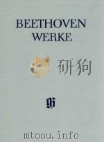 BEETHOVEN WERKE ABTEILUNG Ⅻ BAND 1 LIEDER UND GESANGE MIT KLAVIERBEGLEITUNG（1990 PDF版）