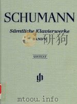 SAMTLICHE KLAVIERWERKE BAND Ⅴ COMPLETE PIANO WORKS VOLUME Ⅴ（ PDF版）