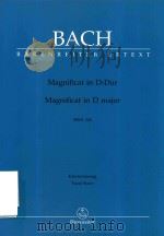MAGNIFICAT IN D-DUR MAGNIFICAT IN D MAJOR BWV 243（1956 PDF版）