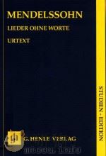 LIEDER OHNE WORTE STUDIEN-EDITION     PDF电子版封面     