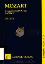 KLAVIERSONATEN BAND Ⅱ STUDIEN-EDITION     PDF电子版封面    W.A.MOZART ERNST HERTTRICH HAN 