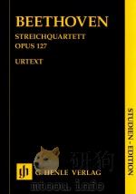 STREICHQUARTETT ES-DUR OPUS 127 STUDIEN-EDITION     PDF电子版封面     